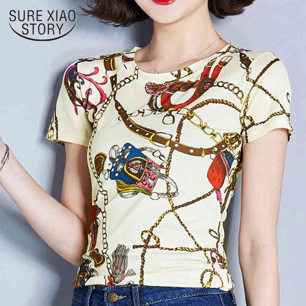 short sleeve plus size tshirt womens clothing t shirt print o-neck women shirts 3783 50 210417, White
short sleeve plus size tshirt womens clothing t shirt print o-neck women shirts 3783 50 210417, White