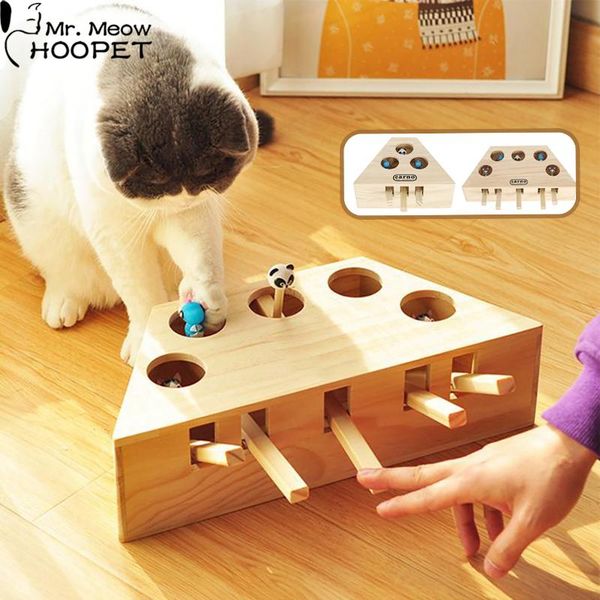 hoopet cat toy pet puzzle interactive toys play catch whack mole shape hamster wooden box for training supplies
hoopet cat toy pet puzzle interactive toys play catch whack mole shape hamster wooden box for training supplies