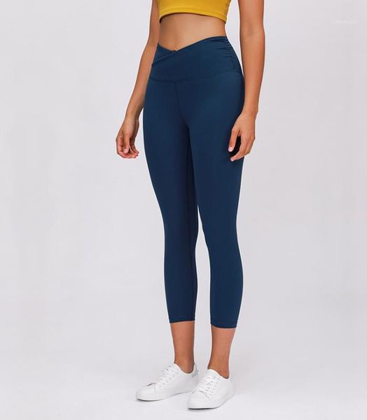 waist cross yoga pants women's side folds high hips sports cropped spring and summer 1, White;red
waist cross yoga pants women's side folds high hips sports cropped spring and summer 1, White;red