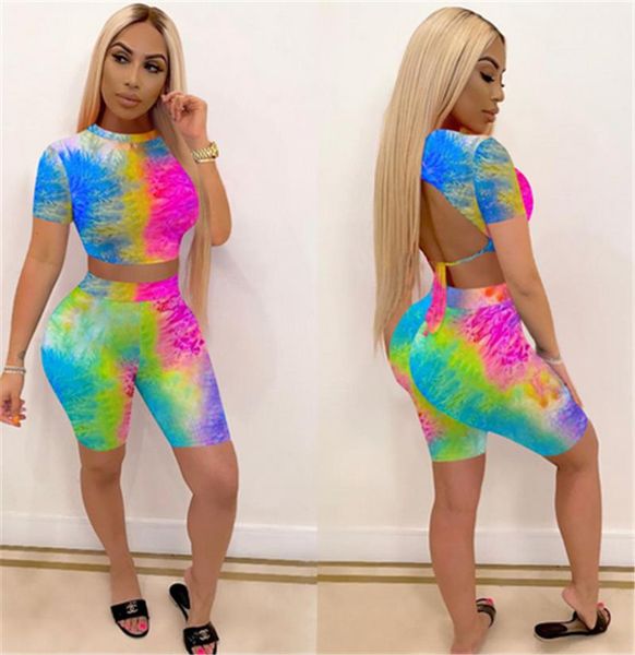 women's tracksuits women sports two piece sets 2021 fashion tie-dye lace up backless pullover and high waist tight shorts suit, Gray
women's tracksuits women sports two piece sets 2021 fashion tie-dye lace up backless pullover and high waist tight shorts suit, Gray