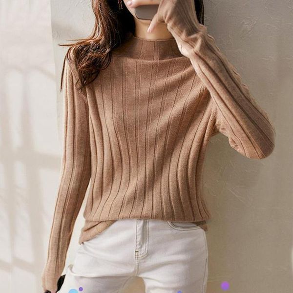 women's sweaters 2021 autumn winter sweater women slim turtleneck jumper cropped basic pullovers fashion knitwear knitted soft warm z45, White;black
women's sweaters 2021 autumn winter sweater women slim turtleneck jumper cropped basic pullovers fashion knitwear knitted soft warm z45, White;black