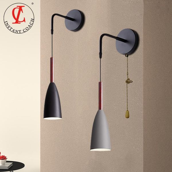wall lamp nordic e27 led wood and iron 85-285v modern simplicity with switch light for bedside bedroom living room study
wall lamp nordic e27 led wood and iron 85-285v modern simplicity with switch light for bedside bedroom living room study