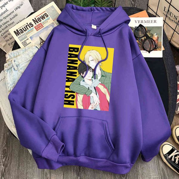 men's hoodie, banana fish printed sweater, harajuku style, loose, pocket, retro, cartoon, hip hop, Black
men's hoodie, banana fish printed sweater, harajuku style, loose, pocket, retro, cartoon, hip hop, Black