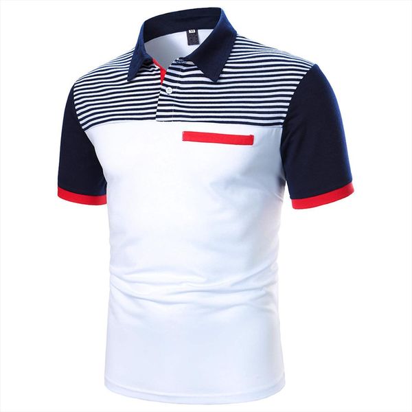 fashion personality shirt short mens polos sleeved casual slim solid color shrink proof quick drying man clothes blusas, White;black
fashion personality shirt short mens polos sleeved casual slim solid color shrink proof quick drying man clothes blusas, White;black