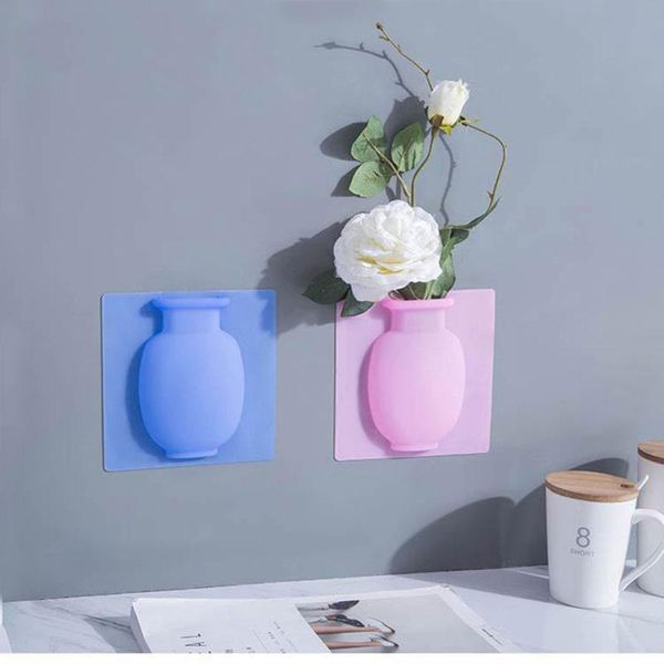 vases magic silicone flower vase removable hanging wall-mounted sticky reusable pot kitchen wall window home decor
vases magic silicone flower vase removable hanging wall-mounted sticky reusable pot kitchen wall window home decor