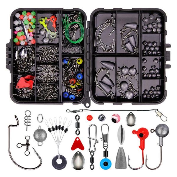 fishing accessories 257pcs/box tackles box kit set with hooks snap sinker weight for carp bait lure ice winter accessoires
fishing accessories 257pcs/box tackles box kit set with hooks snap sinker weight for carp bait lure ice winter accessoires