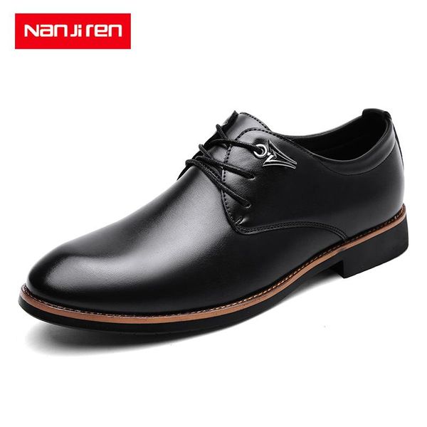 nanjiren men's shoes leather casual men fashion flats round toe comfortable office dress, Black
nanjiren men's shoes leather casual men fashion flats round toe comfortable office dress, Black