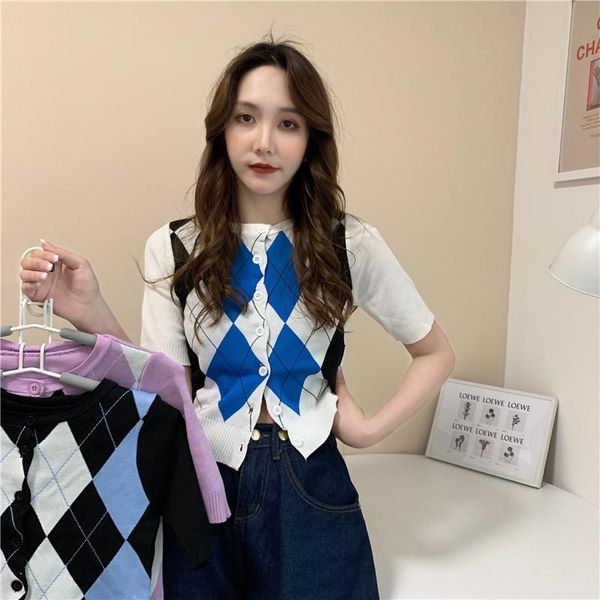 women's t-shirt summer 2021 japanese sweet slim geometric patterns fashion o-neck short sleeve t shirts women clothing single-breasted, White
women's t-shirt summer 2021 japanese sweet slim geometric patterns fashion o-neck short sleeve t shirts women clothing single-breasted, White