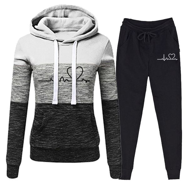 casual tracksuit women two piece set suit female hoodies and pants outfits womens clothing autumn winter sweatshirts new, Gray
casual tracksuit women two piece set suit female hoodies and pants outfits womens clothing autumn winter sweatshirts new, Gray