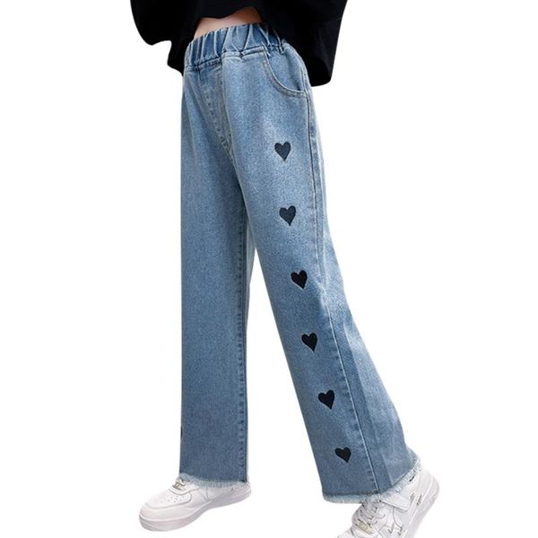 jeans for girl heart pattern girl's denim casual kid spring autumn clothes girls, Blue
jeans for girl heart pattern girl's denim casual kid spring autumn clothes girls, Blue