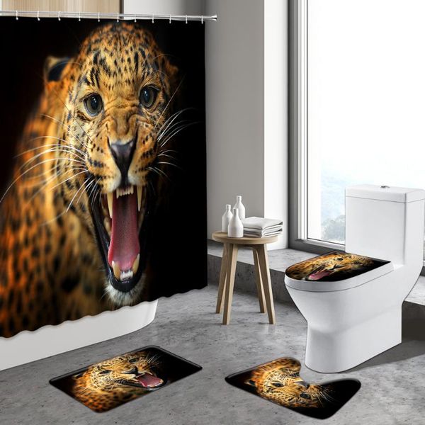 shower curtains wild animals curtain cheetah lion tiger bathroom decor ferocious leopard toilet non-slip indoor carpet bath mats
shower curtains wild animals curtain cheetah lion tiger bathroom decor ferocious leopard toilet non-slip indoor carpet bath mats