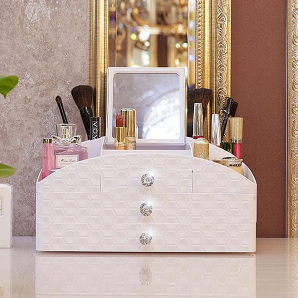 storage boxes & bins korea display drawer makeup organizer with mirror eyeshadow nail polish office rangement maquillage box
storage boxes & bins korea display drawer makeup organizer with mirror eyeshadow nail polish office rangement maquillage box