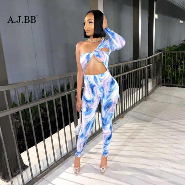 european printing one shoulder jumpsuit summer fashion slim single long sleeve women's pants jumpsuits & rompers, Black;white
european printing one shoulder jumpsuit summer fashion slim single long sleeve women's pants jumpsuits & rompers, Black;white