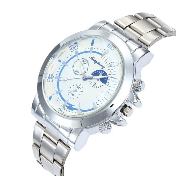 wristwatches men watches alloy steel belt watch man blue glass men's quartz white wrist relogio, Slivery;brown
wristwatches men watches alloy steel belt watch man blue glass men's quartz white wrist relogio, Slivery;brown