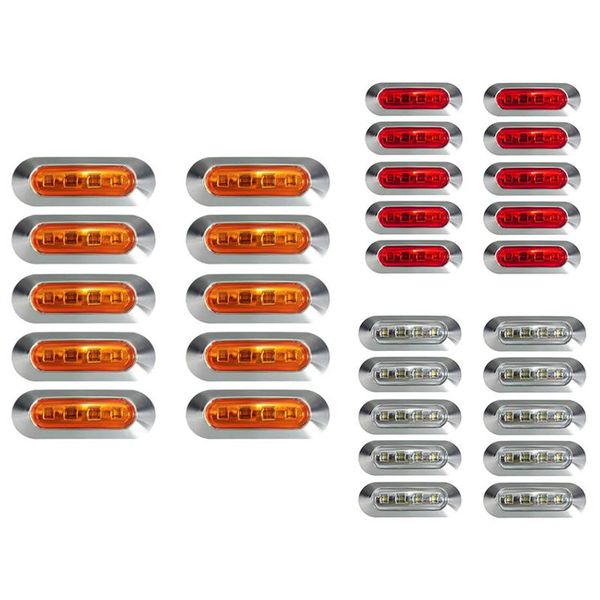 emergency lights 10pcs 4 led side marker indicator lamp tail universal for auto car bus truck lorry trailer boat
emergency lights 10pcs 4 led side marker indicator lamp tail universal for auto car bus truck lorry trailer boat