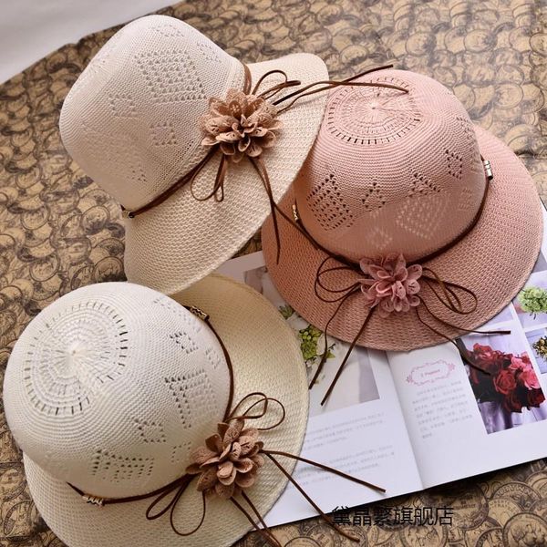 wide brim hats handmade weave flower sun for women black ribbon lace up large straw hat outdoor beach summer caps, Blue;gray
wide brim hats handmade weave flower sun for women black ribbon lace up large straw hat outdoor beach summer caps, Blue;gray