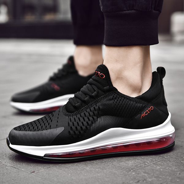 spring and summer large air cushion running men's sho fashion trend flying woven breathable casual, Black
spring and summer large air cushion running men's sho fashion trend flying woven breathable casual, Black