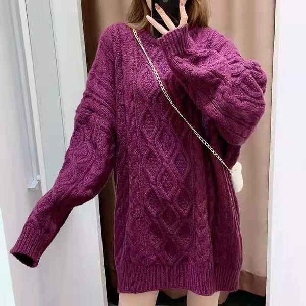 women's sweaters winter fall women 2021 pullovers oversize knitted lantern sleeve sweater fashion solid minimalist knitwear simple, White;black
women's sweaters winter fall women 2021 pullovers oversize knitted lantern sleeve sweater fashion solid minimalist knitwear simple, White;black