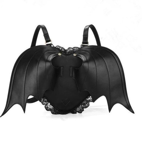 backpack style 2021 lovely black bat wings angel school for women teenage girl ladies mochila feminina devil punk stylish
backpack style 2021 lovely black bat wings angel school for women teenage girl ladies mochila feminina devil punk stylish