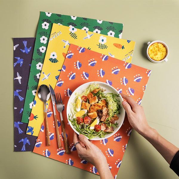 mats & pads placemat table mat tableware pad pu leather waterproof heat insulation non-slip soft rural style washable bowl
mats & pads placemat table mat tableware pad pu leather waterproof heat insulation non-slip soft rural style washable bowl