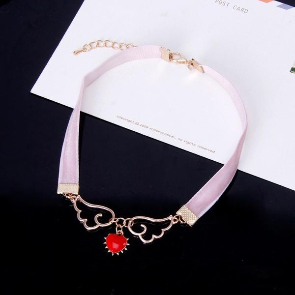 chokers 40gb cosplay pendant necklace enamel wing star heart card captor velvet choker, Golden;silver
chokers 40gb cosplay pendant necklace enamel wing star heart card captor velvet choker, Golden;silver
