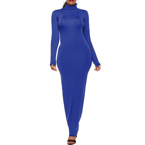 autumn and winter new fashion solid color long skirt long sleeve stretch slim high collar, Black;gray
autumn and winter new fashion solid color long skirt long sleeve stretch slim high collar, Black;gray
