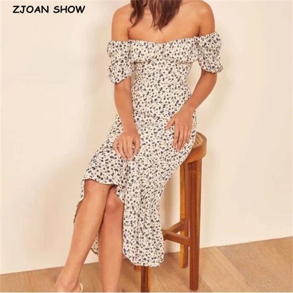 vintage france style elegant floral print slim short sleeve dress chic ruffles a-line midi women dresses back zipper 210429, Black;gray
vintage france style elegant floral print slim short sleeve dress chic ruffles a-line midi women dresses back zipper 210429, Black;gray