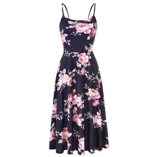 40# summer floral print women dresses vintage backless sleeveless casual dress plus size beach vestidos longos de verao ethnic clothing, Red
40# summer floral print women dresses vintage backless sleeveless casual dress plus size beach vestidos longos de verao ethnic clothing, Red