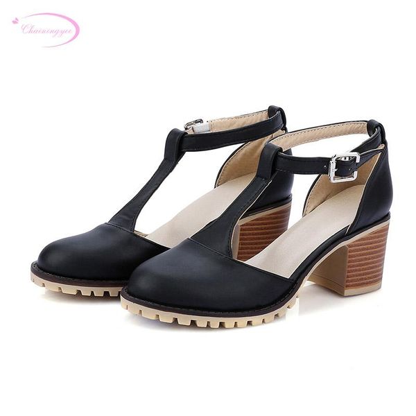 chainingyee party style round toe summer sandals belt buckle white black pink blue beige waterproof high heels women's shoes
chainingyee party style round toe summer sandals belt buckle white black pink blue beige waterproof high heels women's shoes