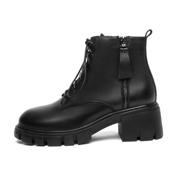 real leather women ankle boots cross strap fashion platform high heel winter shoes woman warm zip footwear size 34-39, Black
real leather women ankle boots cross strap fashion platform high heel winter shoes woman warm zip footwear size 34-39, Black