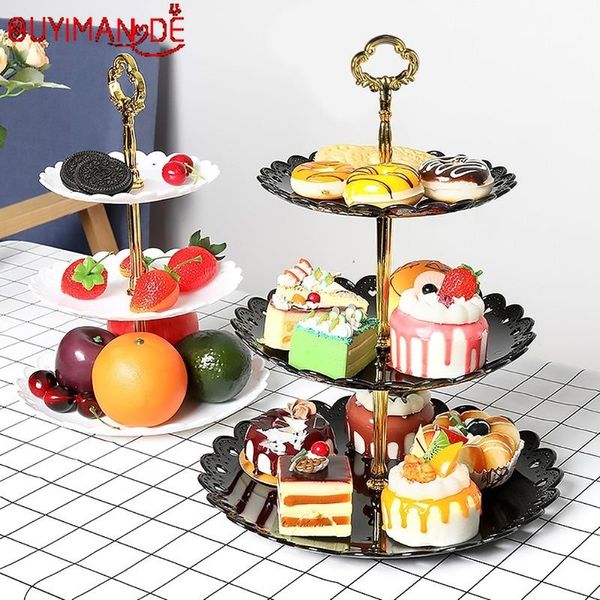 dishes & plates three-layer cake display stand dessert placement rack fruit party platter for afternoon tea birthday wedding
dishes & plates three-layer cake display stand dessert placement rack fruit party platter for afternoon tea birthday wedding