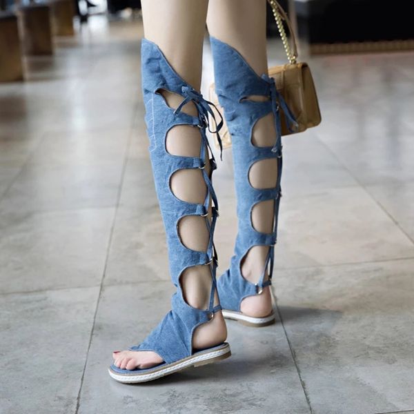 sandals women summer flat casual roman gladiator fashion knee high boots beach, Black
sandals women summer flat casual roman gladiator fashion knee high boots beach, Black