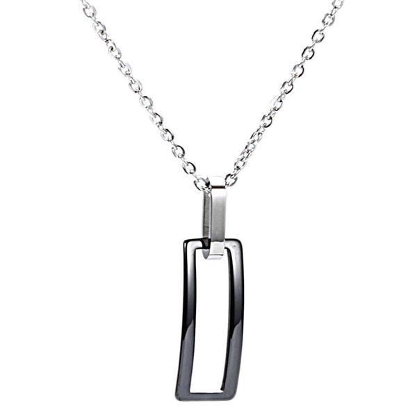 pendant necklaces simple style rectangle ceramic women necklace white color fashion stainless steel jewelry, Silver
pendant necklaces simple style rectangle ceramic women necklace white color fashion stainless steel jewelry, Silver