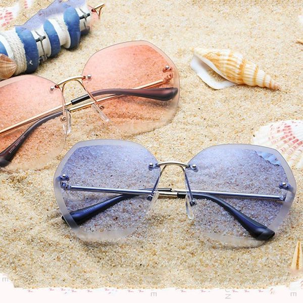 sunglasses ocean lens square rimless women shade summer driving sun glasses brand designer metal frame fashion vintage eyewear, White;black
sunglasses ocean lens square rimless women shade summer driving sun glasses brand designer metal frame fashion vintage eyewear, White;black