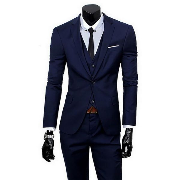 men's suits & blazers men spring 3 pieces classic suit sets business blazer +vest +pants autumn wedding party set y9no, White;black
men's suits & blazers men spring 3 pieces classic suit sets business blazer +vest +pants autumn wedding party set y9no, White;black