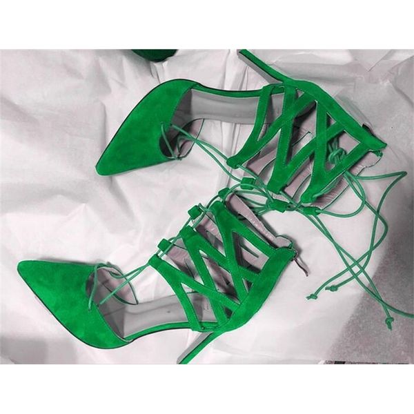 shoe quality blue rose swede lace-up tape pumps high heel cut-out sandals for women with stripes crooked shoes in women's dress, Black
shoe quality blue rose swede lace-up tape pumps high heel cut-out sandals for women with stripes crooked shoes in women's dress, Black