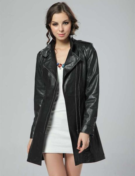 women's leather & faux avirexmen fashion genuine coat with belt double zipper slim fit long sheepskin women jacket lady, Black
women's leather & faux avirexmen fashion genuine coat with belt double zipper slim fit long sheepskin women jacket lady, Black