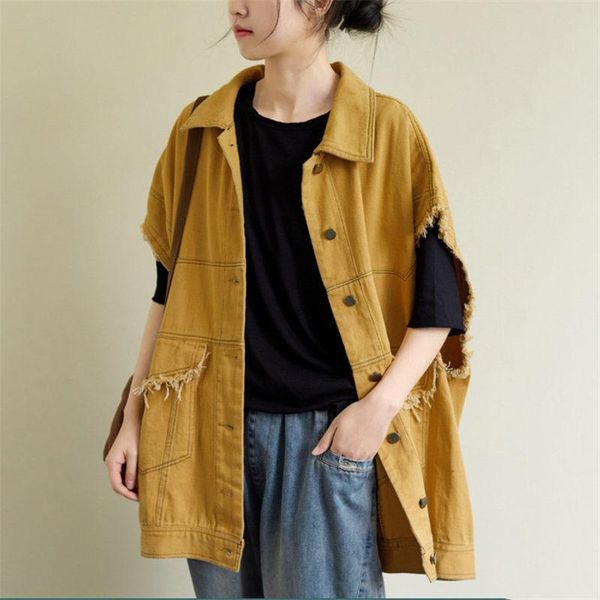 women's vests literary loose lapel big size plush fringe unlined casual bright line vest jacket women harajuku fashion vintage waistcoa, Black;white
women's vests literary loose lapel big size plush fringe unlined casual bright line vest jacket women harajuku fashion vintage waistcoa, Black;white