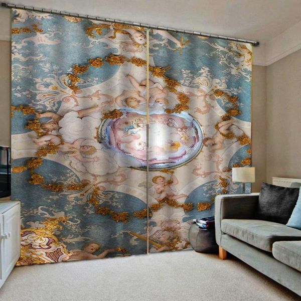 curtain & drapes blue european 3d curtains angel design for living room bedroom
curtain & drapes blue european 3d curtains angel design for living room bedroom