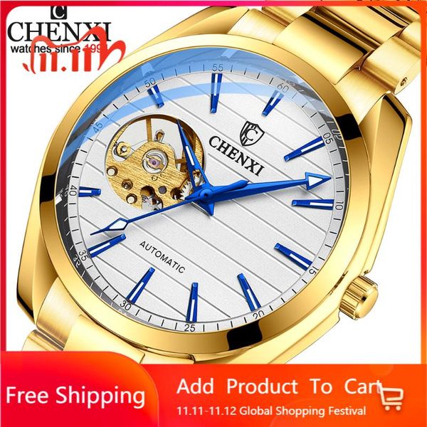 wristwatches chenxi men mechanical watch automatic sport stainless steel waterproof relogio masculino, Slivery;brown
wristwatches chenxi men mechanical watch automatic sport stainless steel waterproof relogio masculino, Slivery;brown
