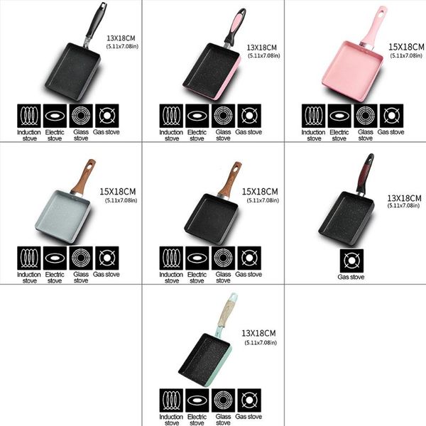 pans retangular omelette pan tamagoyaki egg pan, nonstick maifan stone, anti-scalding handle, japanese style small frying suitabl
pans retangular omelette pan tamagoyaki egg pan, nonstick maifan stone, anti-scalding handle, japanese style small frying suitabl