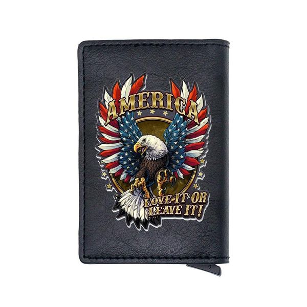 card holders america love it or leave digital printing charm men women holder wallet slim mini short purse, Brown;gray
card holders america love it or leave digital printing charm men women holder wallet slim mini short purse, Brown;gray