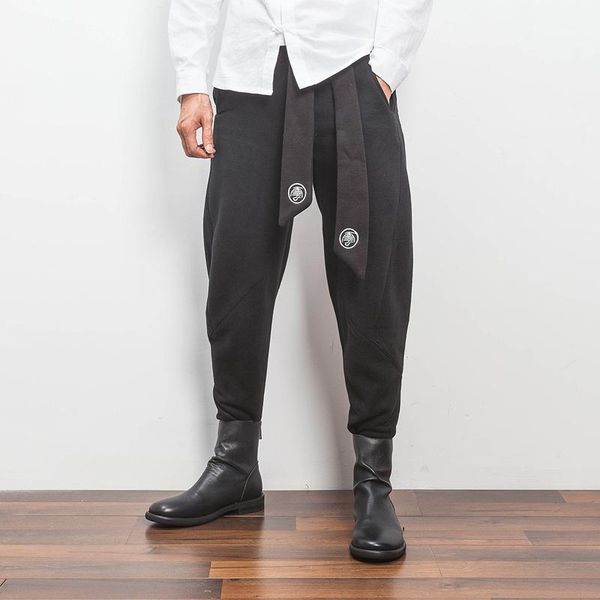 men's pants harajuku harem man joggers sweatpants casual large size winter male trousers fashion drop, Black
men's pants harajuku harem man joggers sweatpants casual large size winter male trousers fashion drop, Black