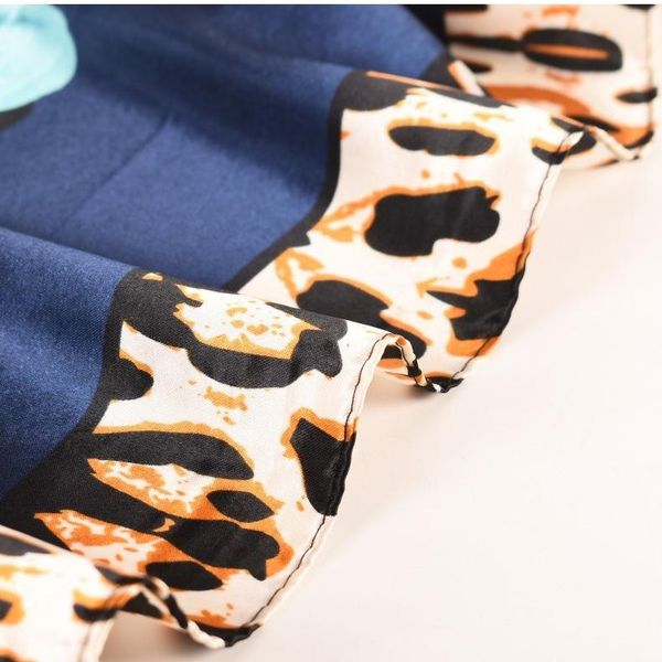 scarves wholesale 5 fashionable satin cloth leopard print floral silk scarf 90cm square simulation lady shawl, Blue;gray
scarves wholesale 5 fashionable satin cloth leopard print floral silk scarf 90cm square simulation lady shawl, Blue;gray