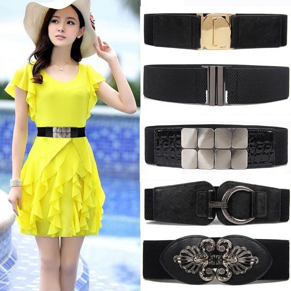 belts women waist wide trainer black bandage elastic corset belt all match solid waistbands riem ladies cummerbund waistband gifts, Black;brown
belts women waist wide trainer black bandage elastic corset belt all match solid waistbands riem ladies cummerbund waistband gifts, Black;brown