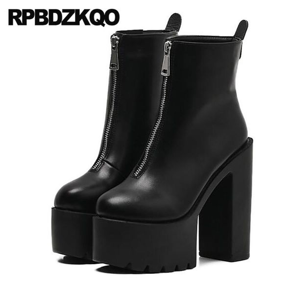 boots chunky ankle black european extreme front zipper women high heel shoes booties gothic platform punk fetish goth
boots chunky ankle black european extreme front zipper women high heel shoes booties gothic platform punk fetish goth