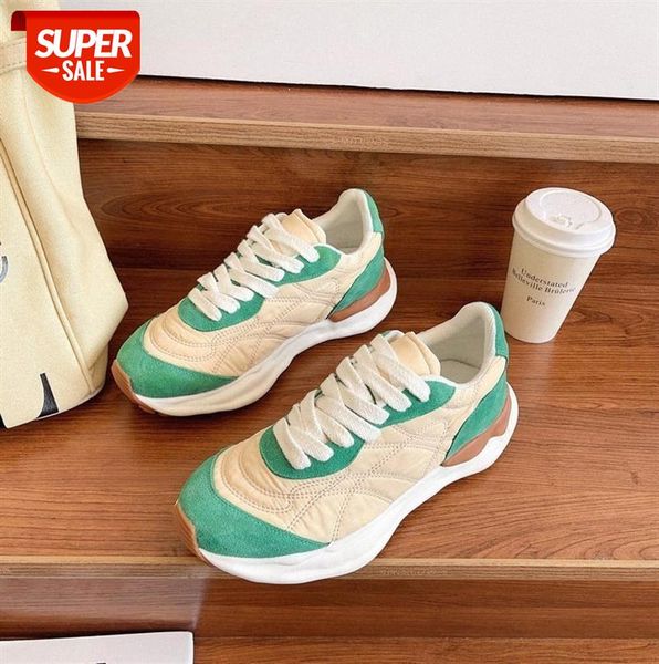 contrasting color old shoes net red fried street dissolving hong kong flavor casual ins small white women #e20e
contrasting color old shoes net red fried street dissolving hong kong flavor casual ins small white women #e20e