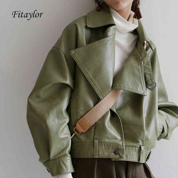 fitaylor loose pu leather batwing sleeve vintage jacket street casual outwear ladies biker coat multicolor, Black;brown
fitaylor loose pu leather batwing sleeve vintage jacket street casual outwear ladies biker coat multicolor, Black;brown