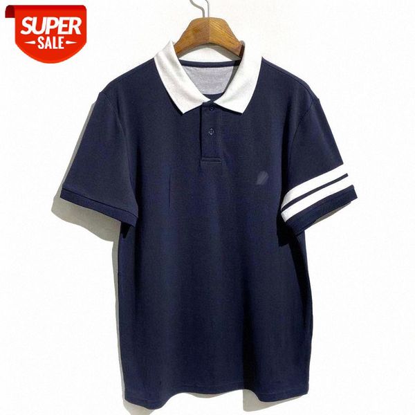level bc chest embroidered logo embellished with contrast stripes decorative lapel polo men's short-sleeved t-shirt #ao58, White;black
level bc chest embroidered logo embellished with contrast stripes decorative lapel polo men's short-sleeved t-shirt #ao58, White;black