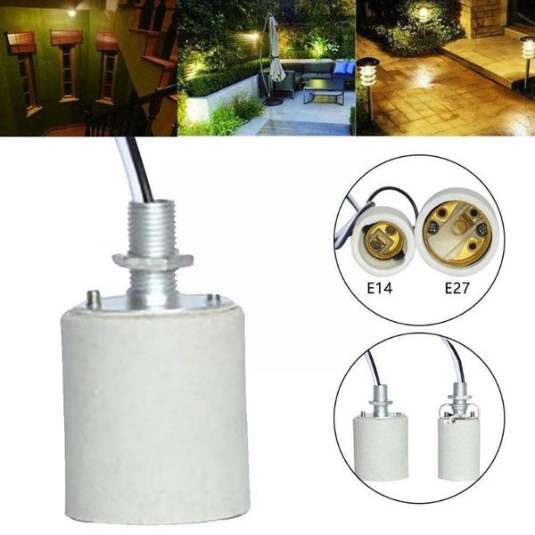 lamp holders & bases ceramic screw socket e27 e14 holder with cable diy durable accessories bracket heat-resistant lighting and q7s4
lamp holders & bases ceramic screw socket e27 e14 holder with cable diy durable accessories bracket heat-resistant lighting and q7s4